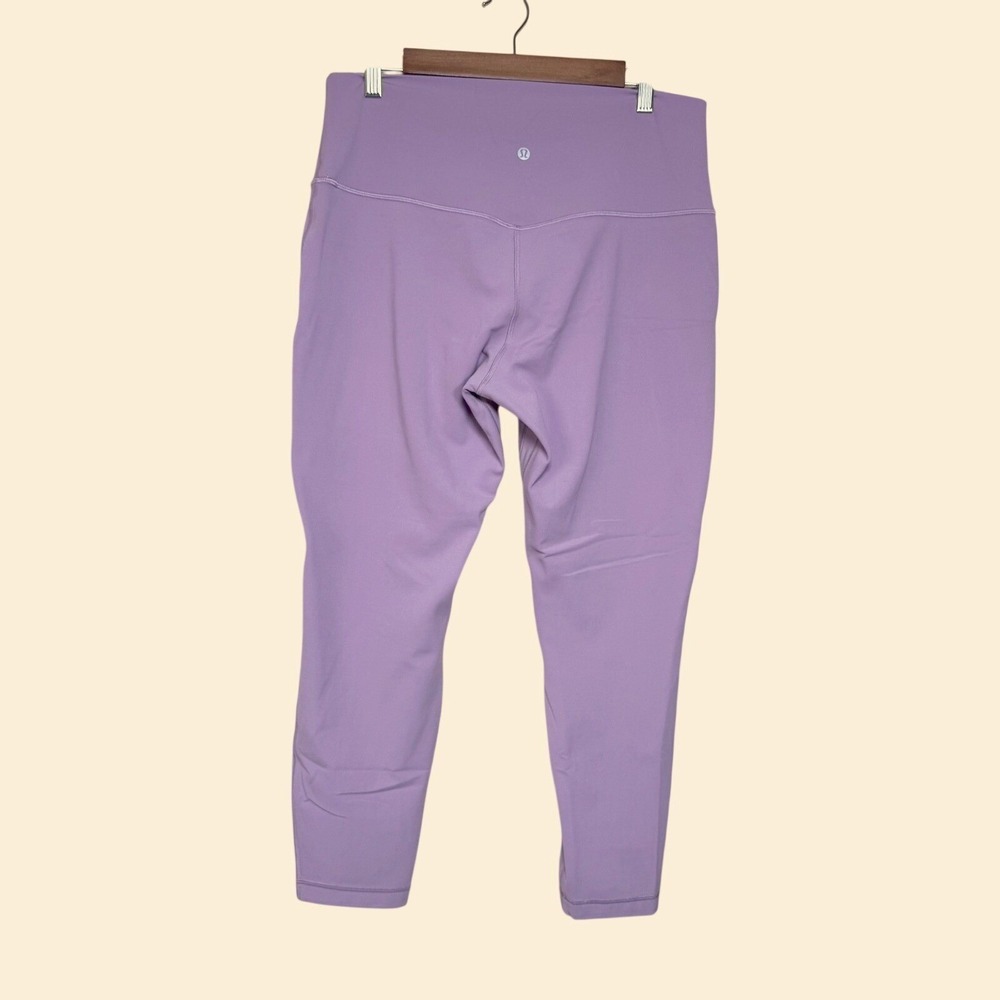 Lululemon Align High-Rise Pant 25" Womens 14 Wisteria Purple Good Nulu Leggings - Picture 2 of 12
